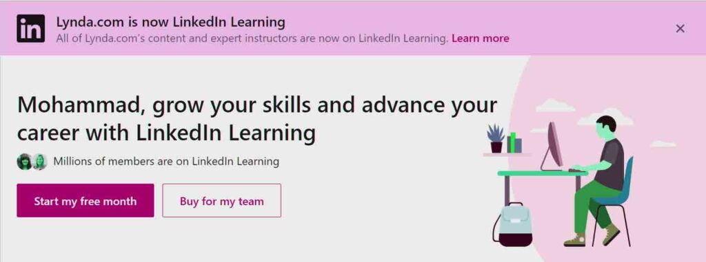 Lynda learning it courss uk